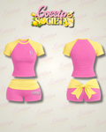 Mini Pink Lemonade Short Set