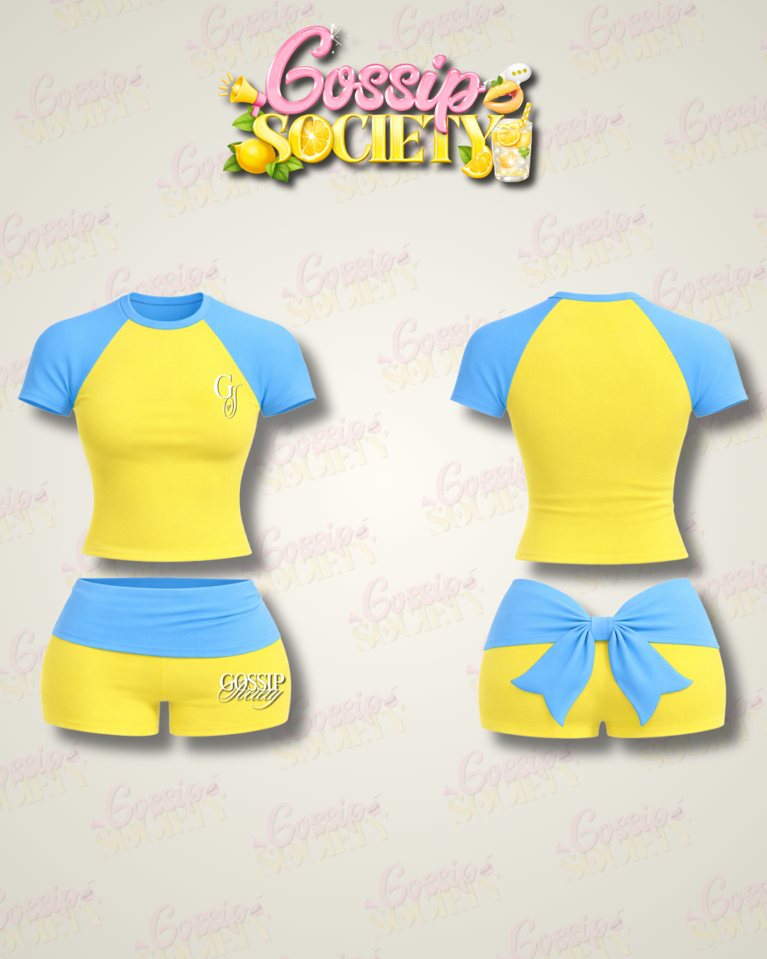 Mini Blue Raspberry Lemonade Short Set