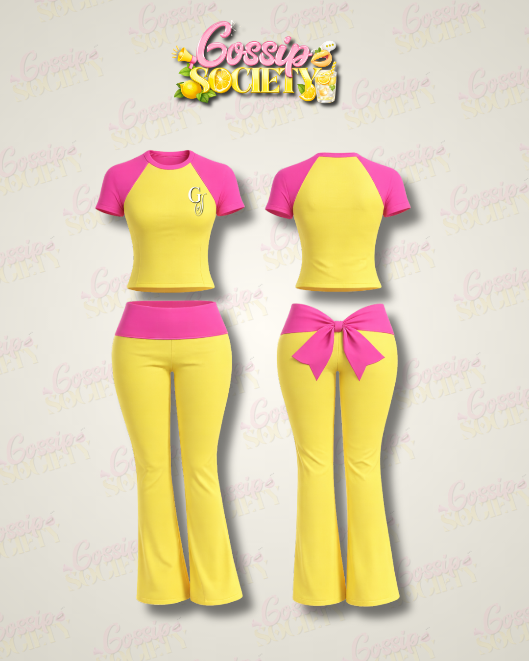 Short Sleeve Pink Lemonade Set