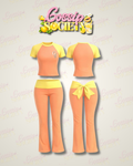 Short Sleeve Peach Lemonade Set